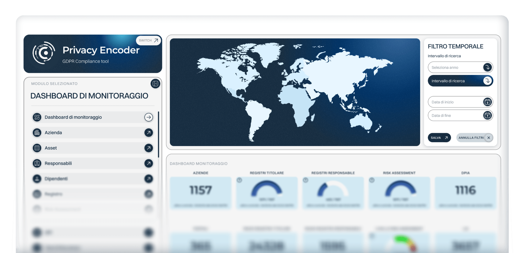 Aesthetic image for the Privacy Encoder website, rapresenting a screenshot of the Privacy Encoder Software